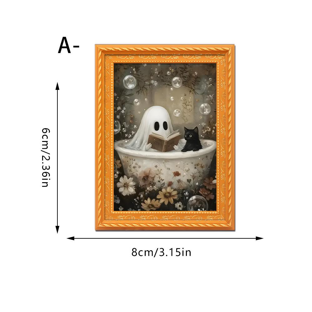 Creative 3d Halloween Fridge M - огляд і ціна Engraved Wood Frame