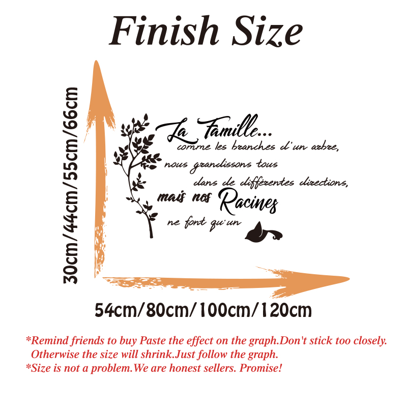 French Family Quote Tree Bird  - огляд і ціна Family Tree Print