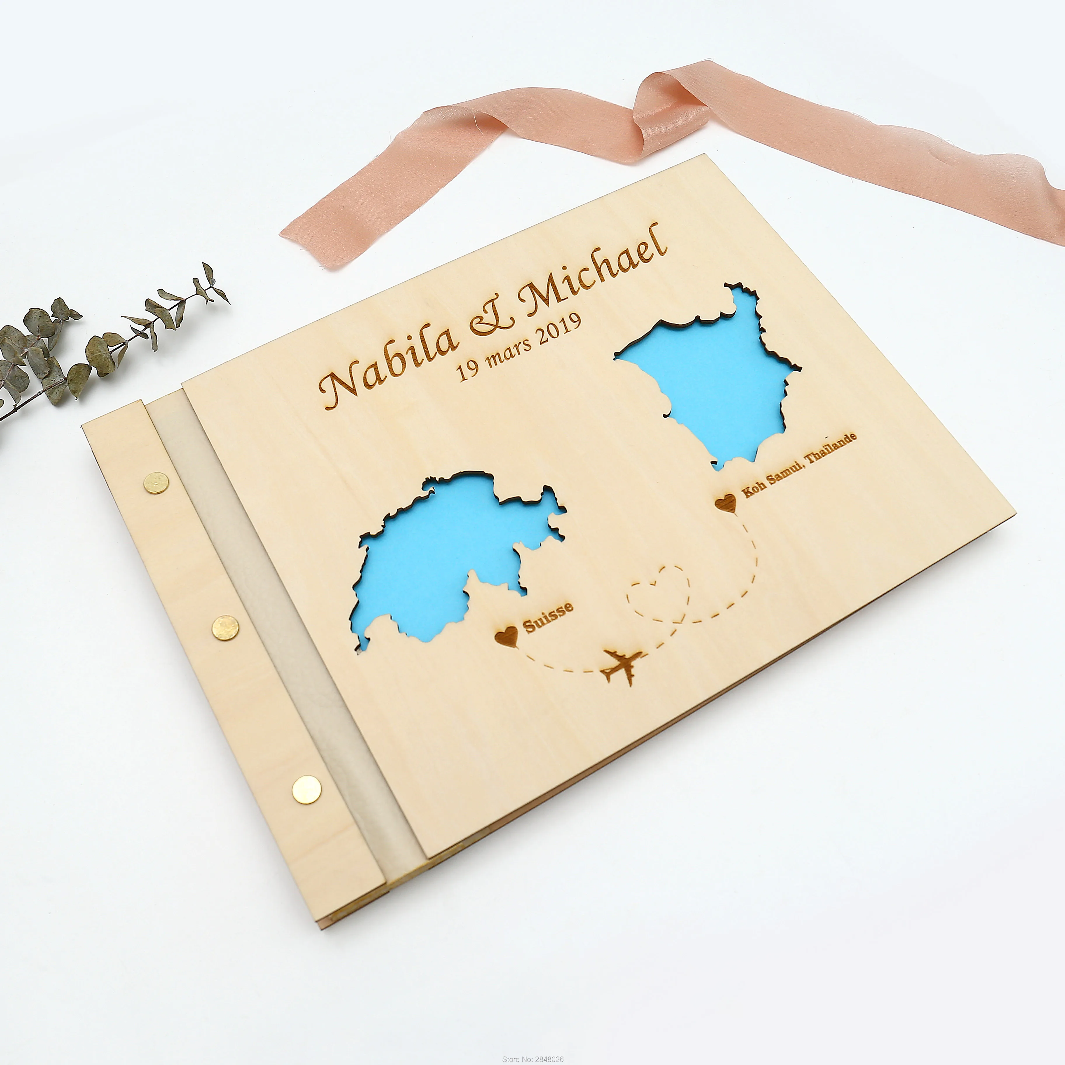 Rustic engraved wedding guestb - огляд і ціна Custom Star Map