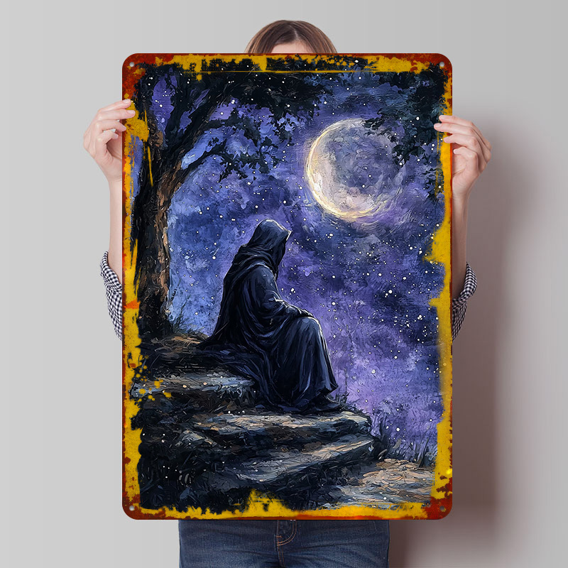 Night Sky Watcher Tin Plaque P - огляд і ціна Custom Night Sky