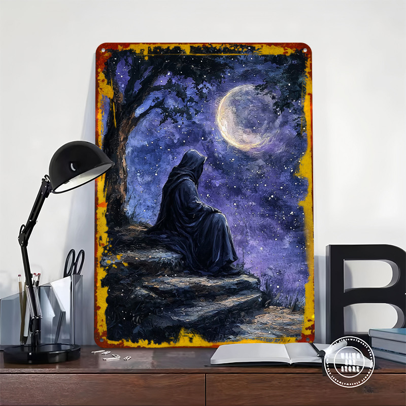 Night Sky Watcher Tin Plaque P - огляд і ціна Custom Night Sky
