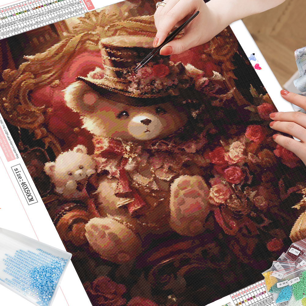 Frameless, Cartoon Diamond Pai - огляд і ціна Photo Mosaic Print