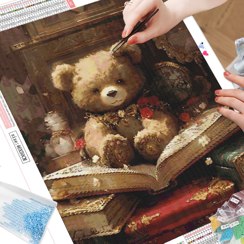 Frameless, Cartoon Diamond Pai - огляд і ціна Photo Mosaic Print