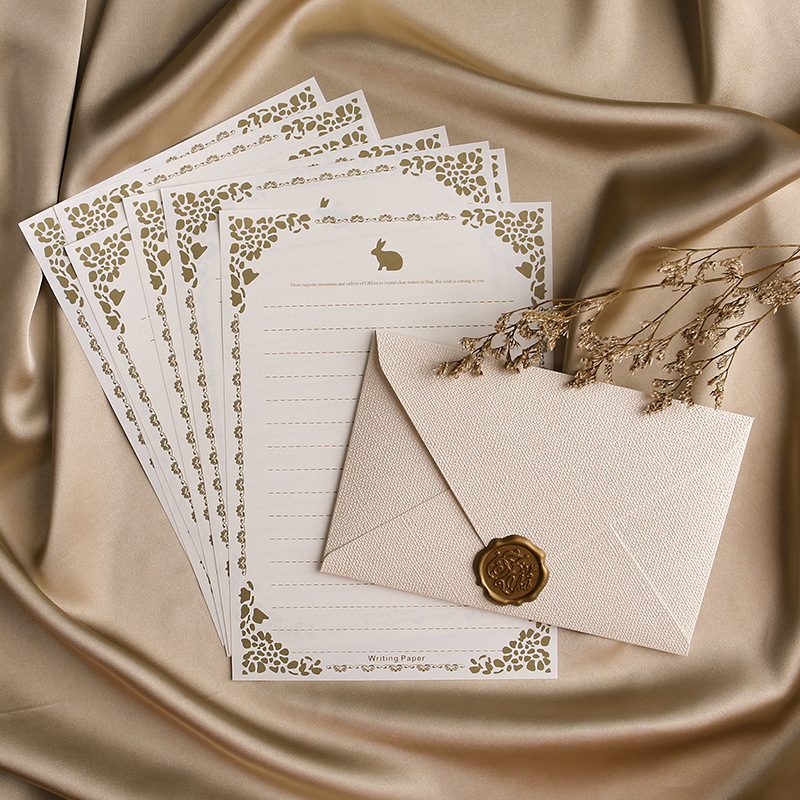 10 pcs linen brown paper envel - огляд і ціна Wax Seal Letter Kit
