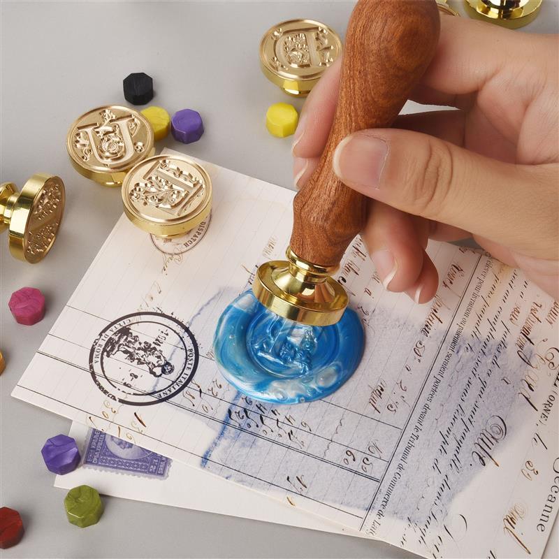 A-Z Vintage Sealed Wax Stamp H - огляд і ціна Wax Seal Letter Kit