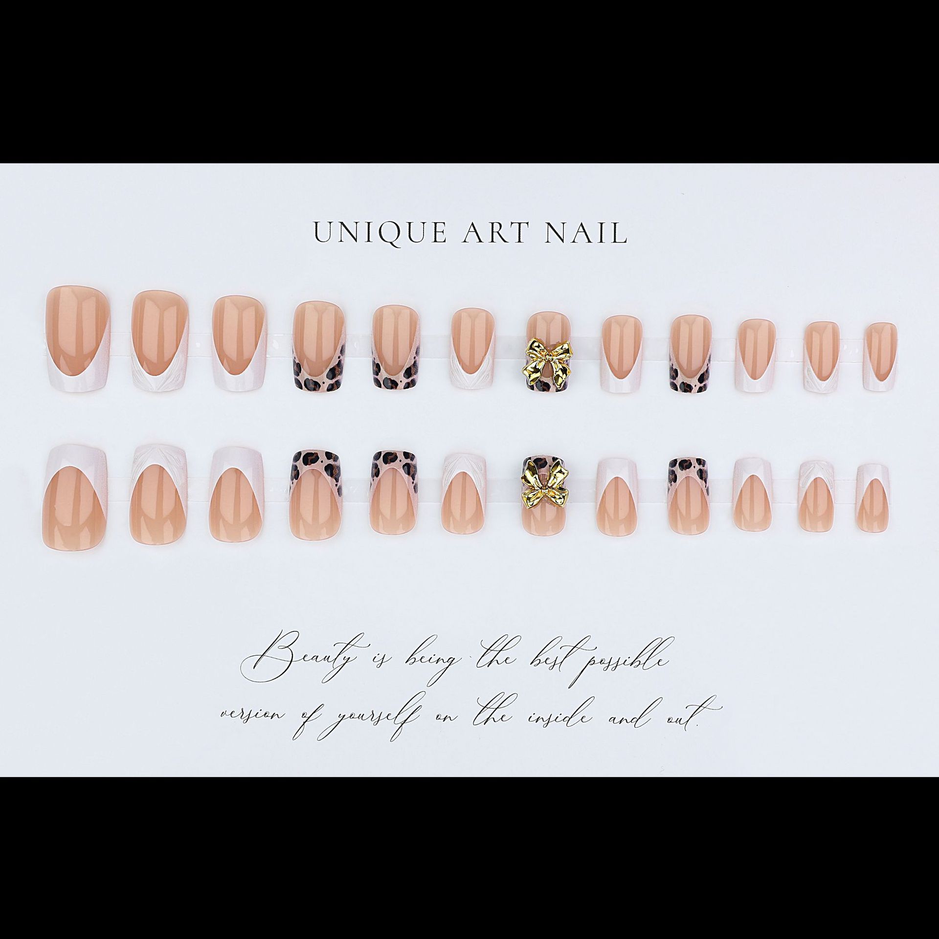 Short square fake nails for wo - огляд і ціна Pressed Flower Art