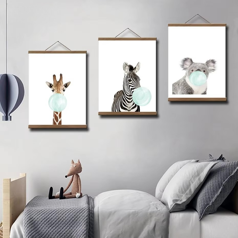 21-90cm Magnetic Wooden Pictur - огляд і ціна Engraved Wood Frame