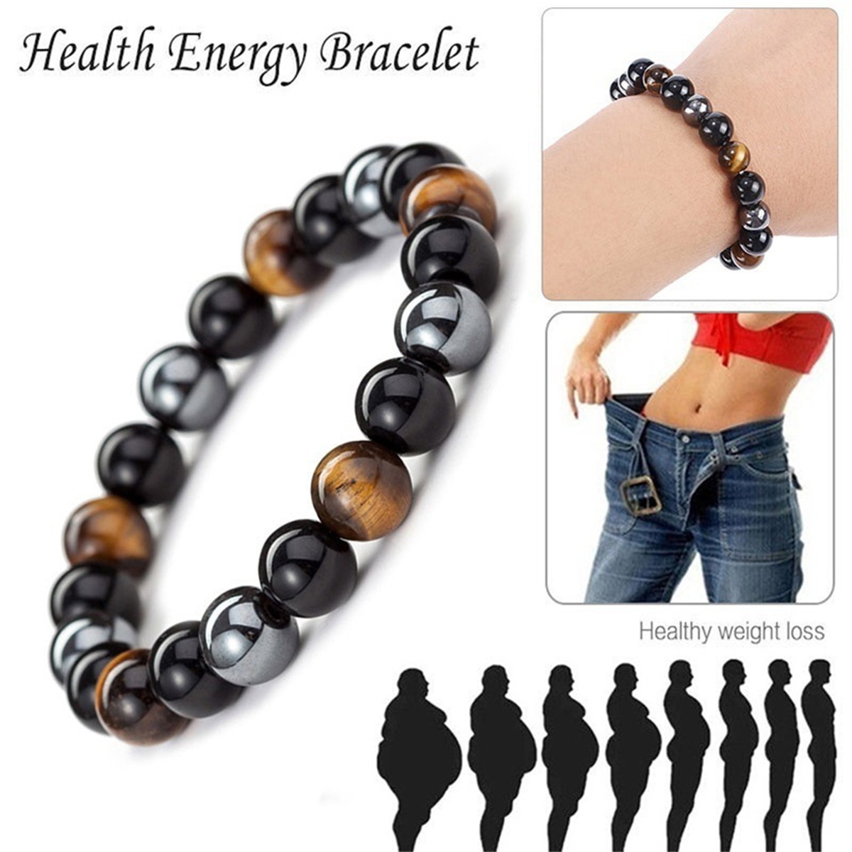 Man Bracelets Magnetic Hematit - огляд і ціна Coordinates Bracelet