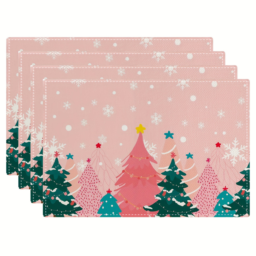 Pink Christmas Tree Printed Pl - огляд і ціна Family Tree Print