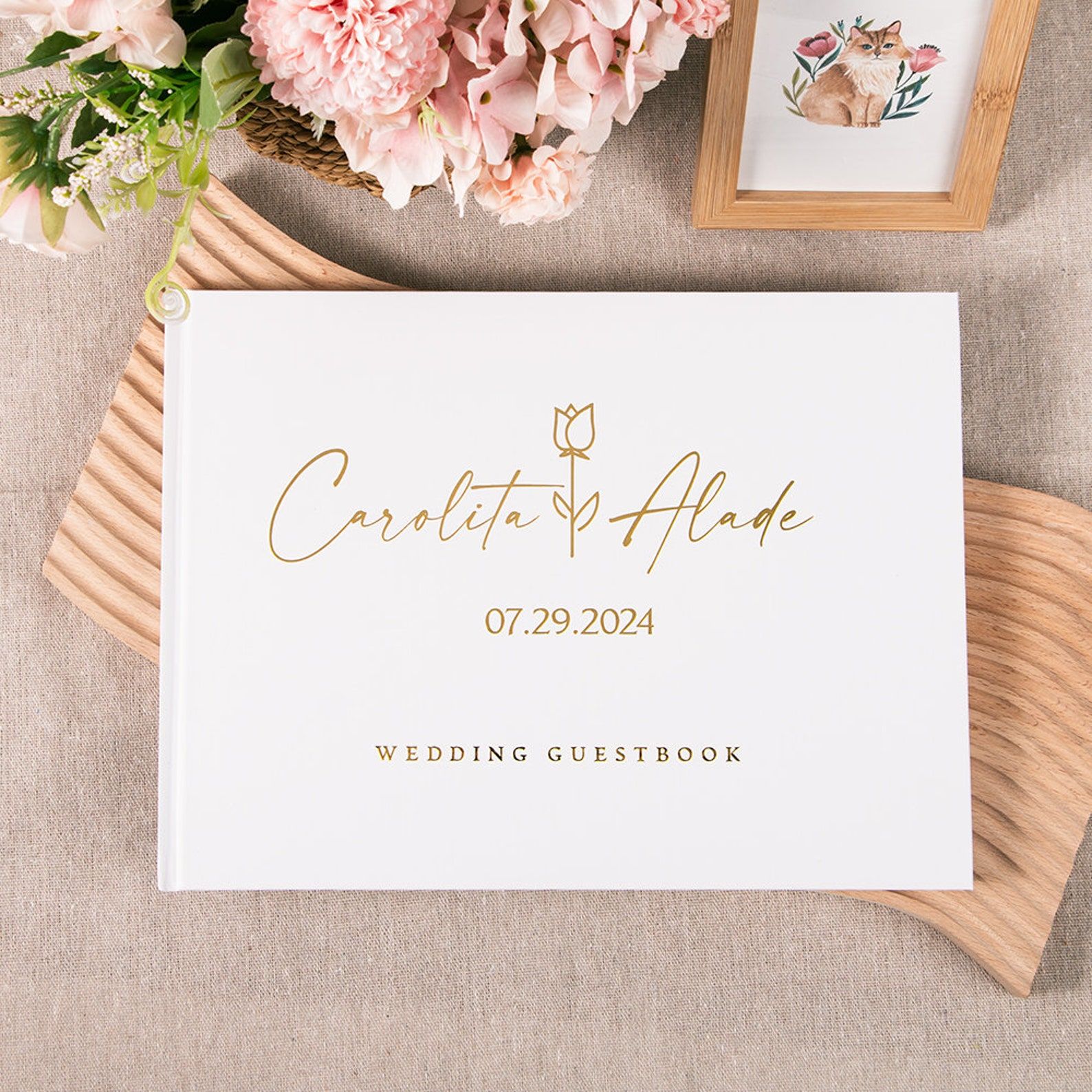 Custom Wedding Guestbook Perso - огляд і ціна Custom Photo Book